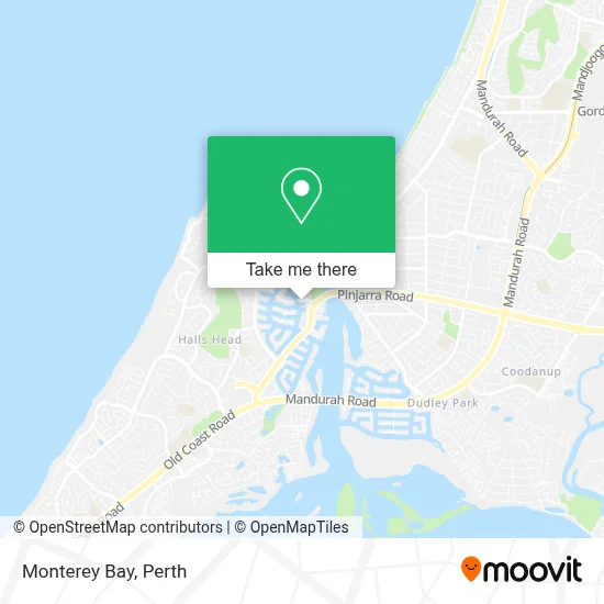 Mapa Monterey Bay