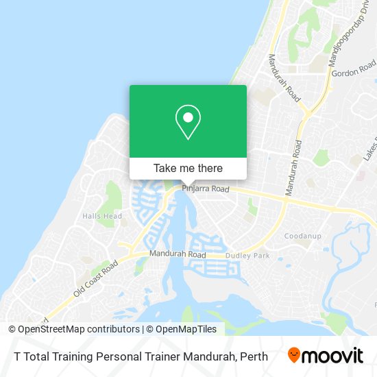 Mapa T Total Training Personal Trainer Mandurah
