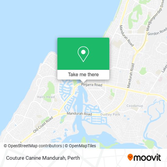 Couture Canine Mandurah map