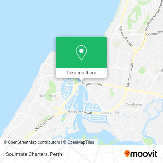 Mapa Soulmate Charters