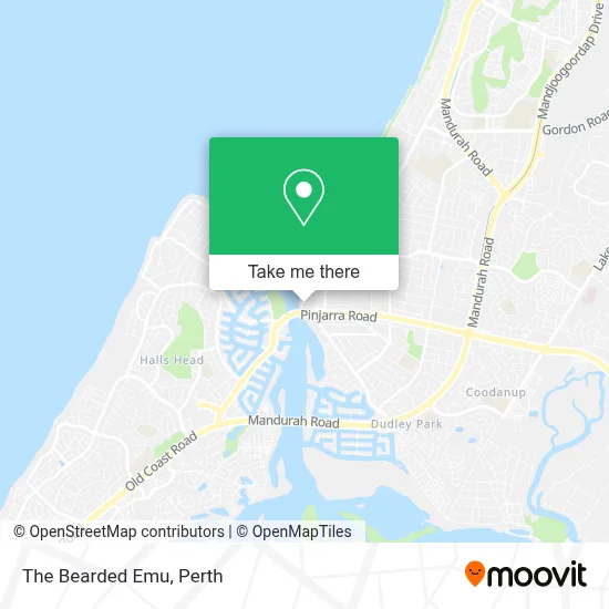 Mapa The Bearded Emu