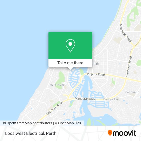 Mapa Localwest Electrical