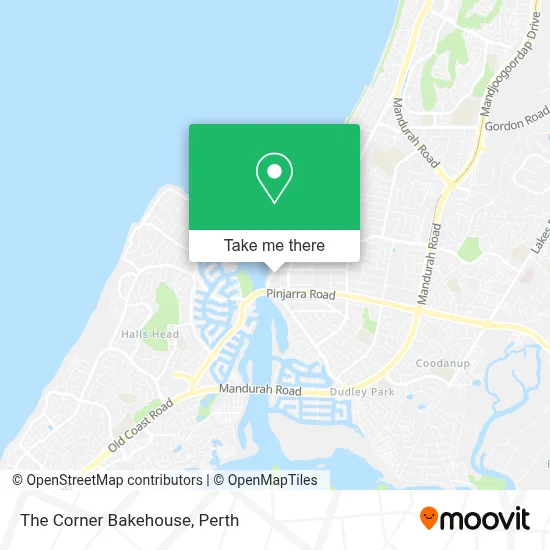 Mapa The Corner Bakehouse