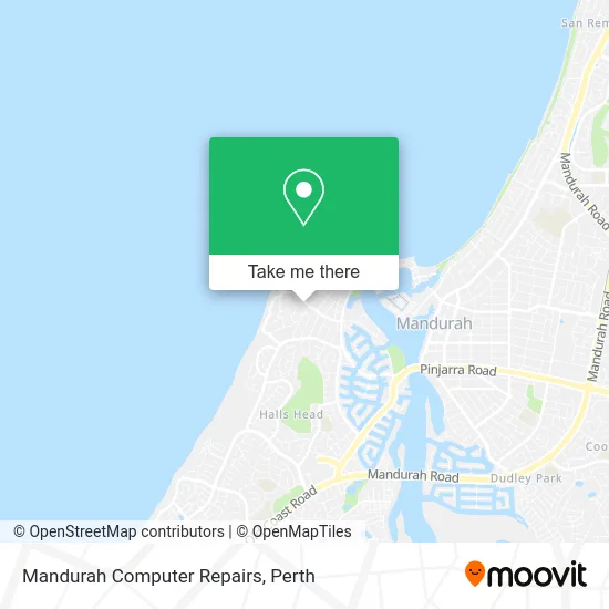 Mapa Mandurah Computer Repairs