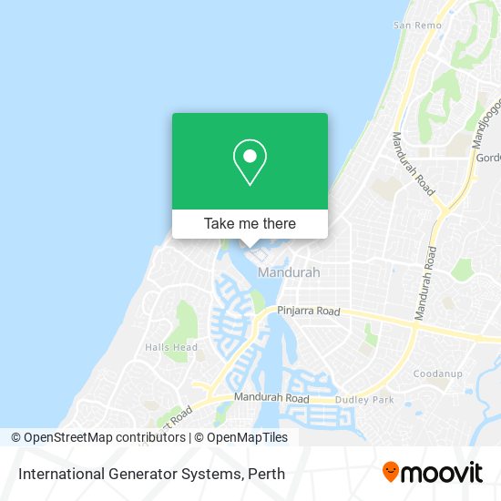 International Generator Systems map
