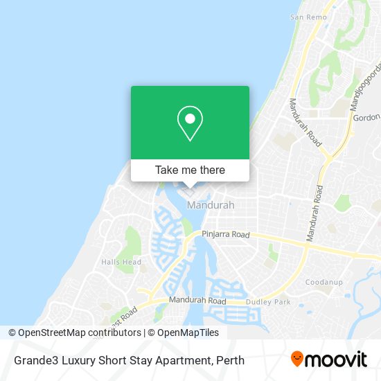 Grande3 Luxury Short Stay Apartment map