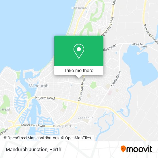 Mapa Mandurah Junction