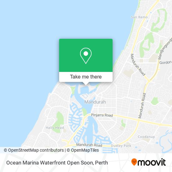 Ocean Marina Waterfront Open Soon map