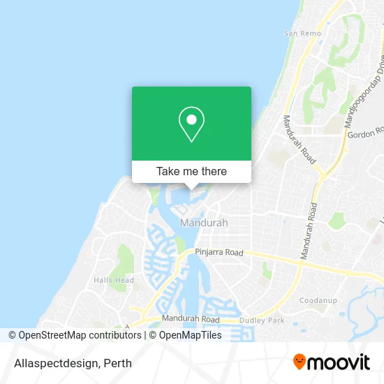 Mapa Allaspectdesign