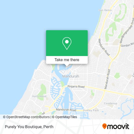 Purely You Boutique map