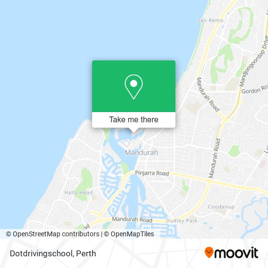 Dotdrivingschool map
