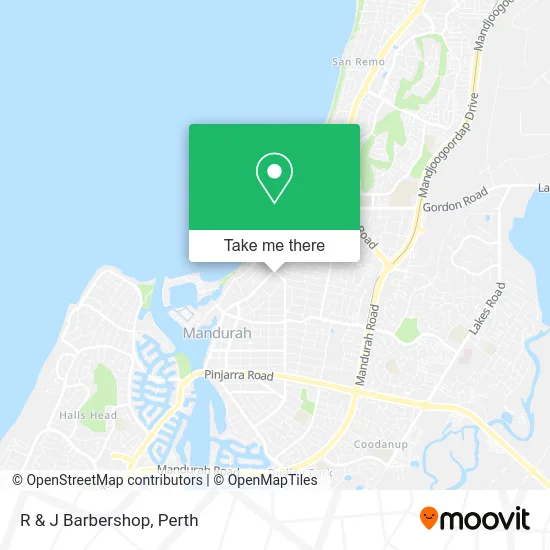 Mapa R & J Barbershop