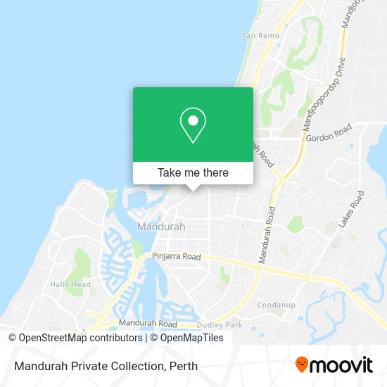 Mapa Mandurah Private Collection