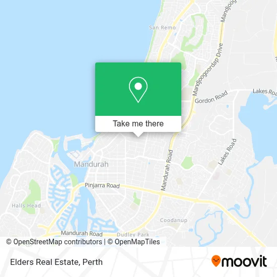 Mapa Elders Real Estate