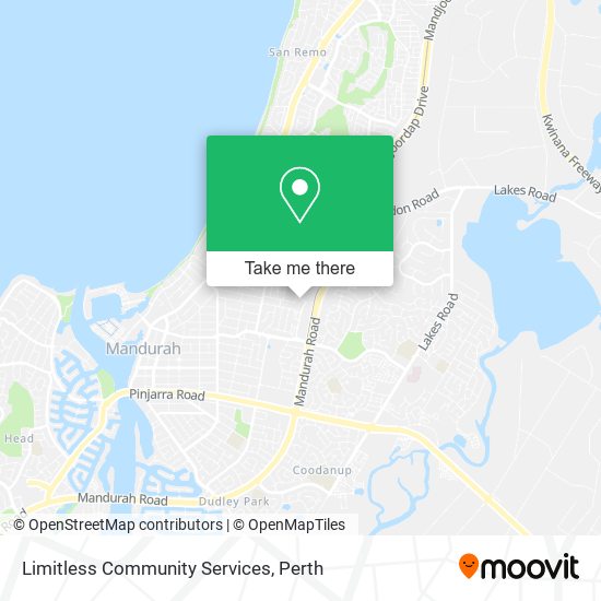 Limitless Community Services map