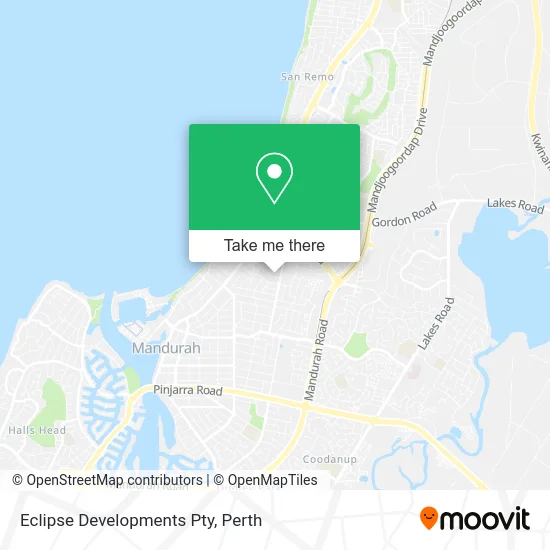 Mapa Eclipse Developments Pty