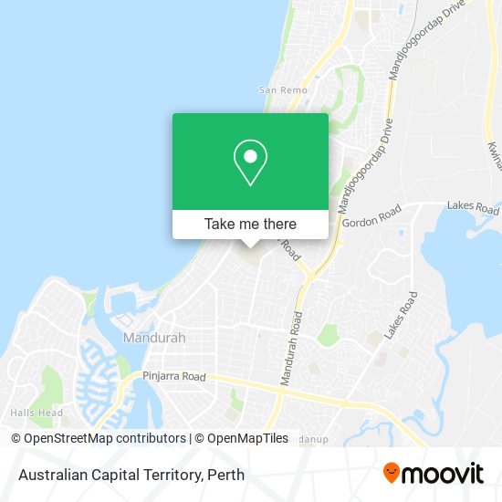 Australian Capital Territory map