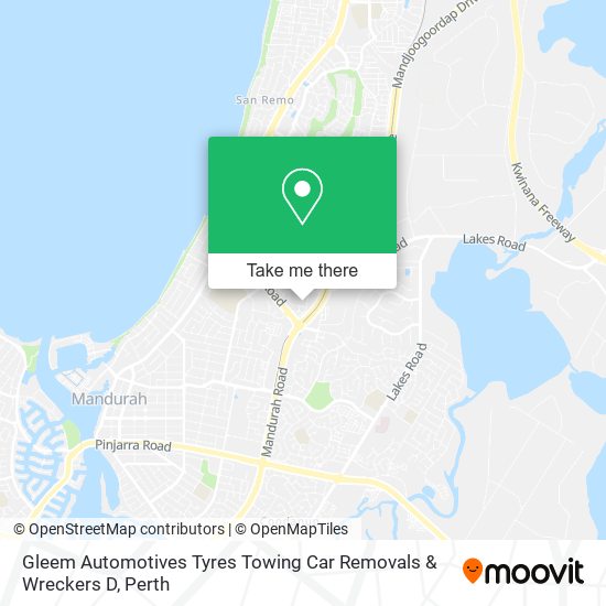 Gleem Automotives Tyres Towing Car Removals & Wreckers D map