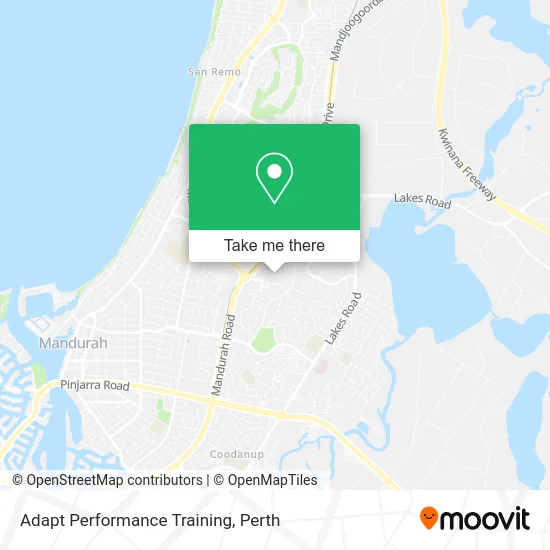 Mapa Adapt Performance Training