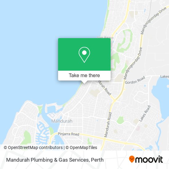 Mandurah Plumbing & Gas Services map