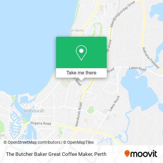 The Butcher Baker Great Coffee Maker map