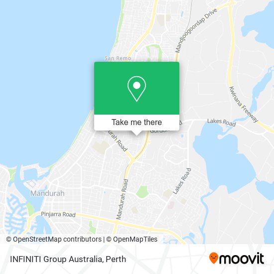INFINITI Group Australia map