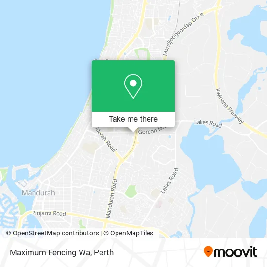 Mapa Maximum Fencing Wa