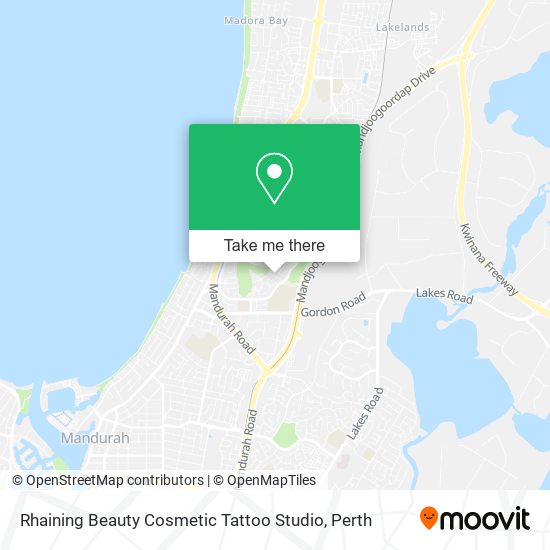 Rhaining Beauty Cosmetic Tattoo Studio map