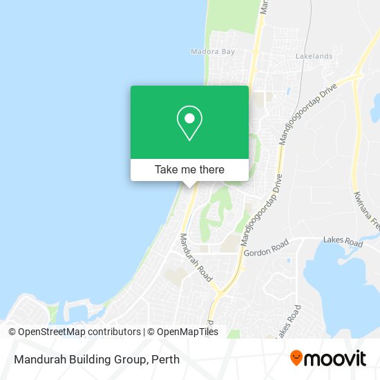 Mandurah Building Group map
