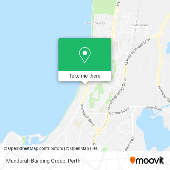 Mandurah Building Group map