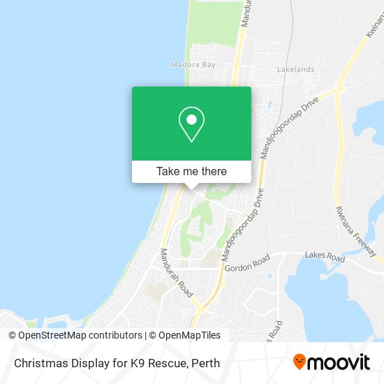 Mapa Christmas Display for K9 Rescue