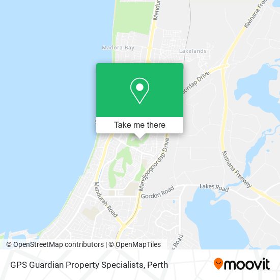 Mapa GPS Guardian Property Specialists