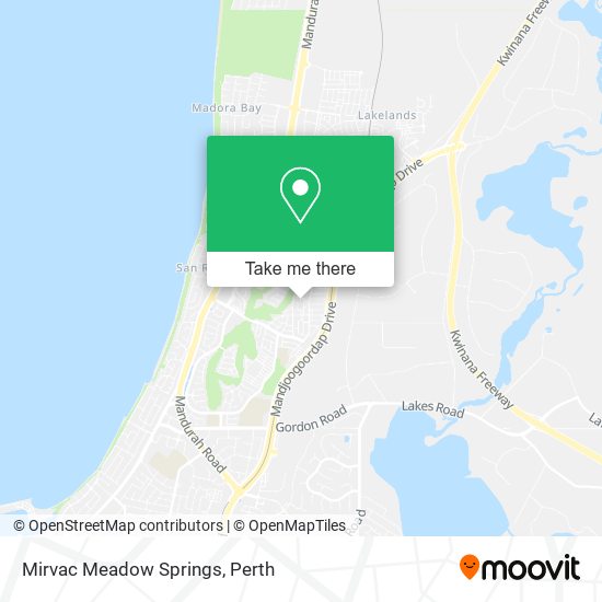 Mirvac Meadow Springs map