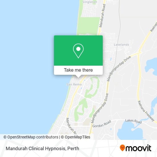 Mapa Mandurah Clinical Hypnosis