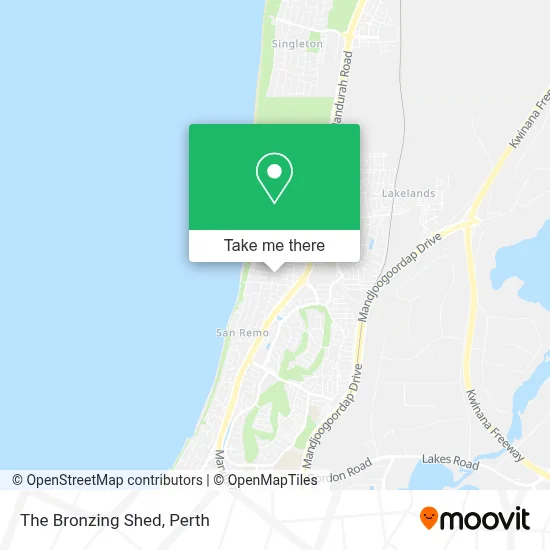 Mapa The Bronzing Shed