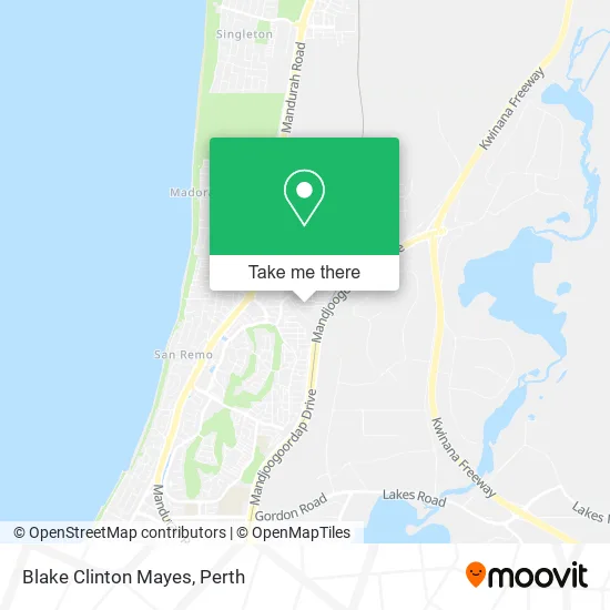 Blake Clinton Mayes map