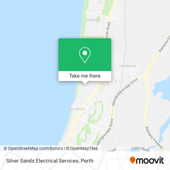 Mapa Silver Sands Electrical Services