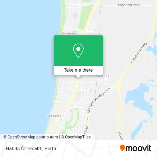 Mapa Habits for Health