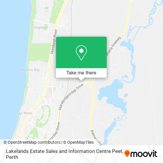 Lakelands Estate Sales and Information Centre Peet map