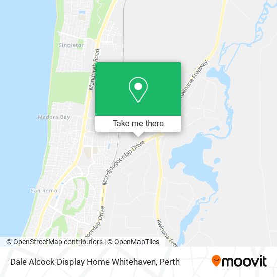 Dale Alcock Display Home Whitehaven map