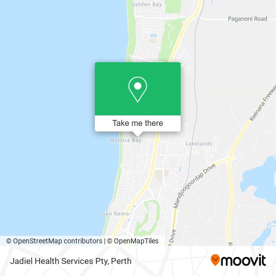 Jadiel Health Services Pty map