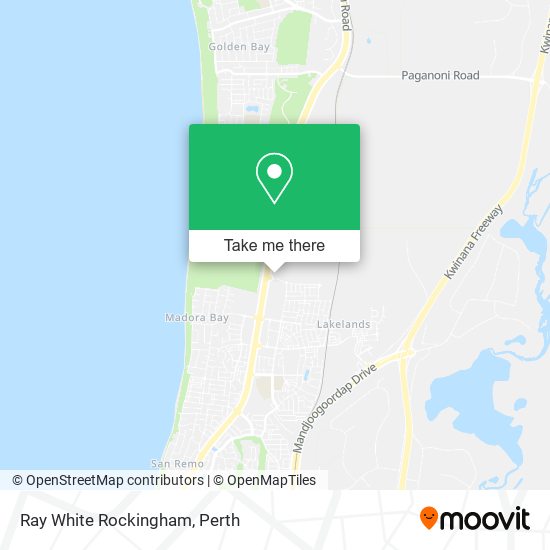 Mapa Ray White Rockingham