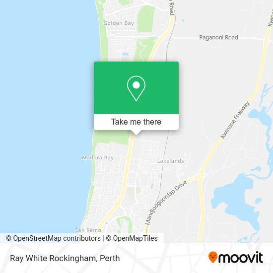Mapa Ray White Rockingham