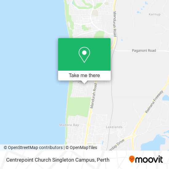 Centrepoint Church Singleton Campus map