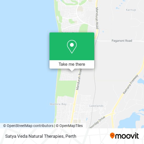 Satya Veda Natural Therapies map