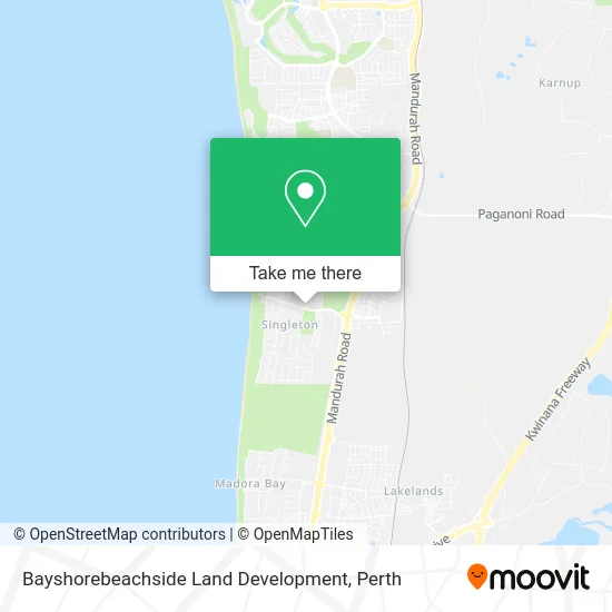 Mapa Bayshorebeachside Land Development