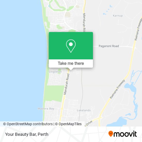 Your Beauty Bar map