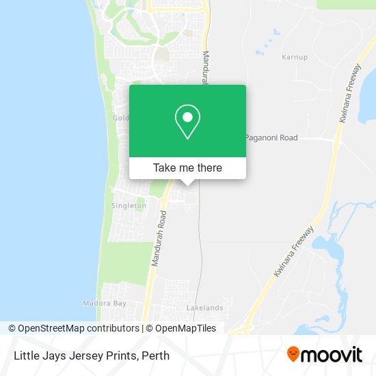Little Jays Jersey Prints map