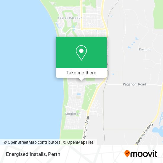 Energised Installs map