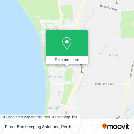 Direct Bookkeeping Solutions map